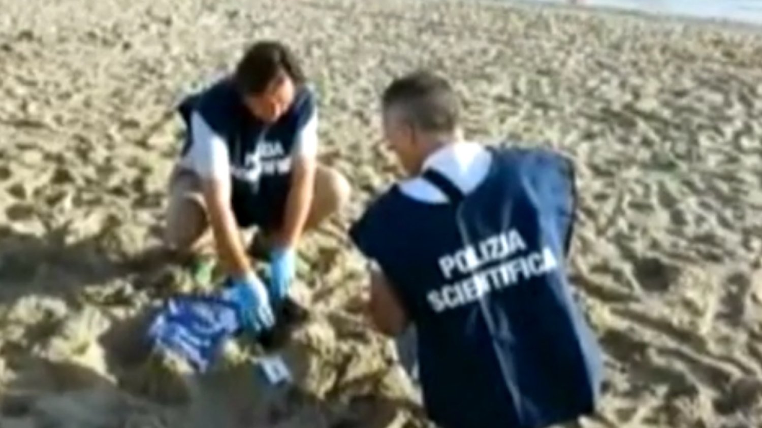 Służby pojawiły się na plaży już z samego rana.