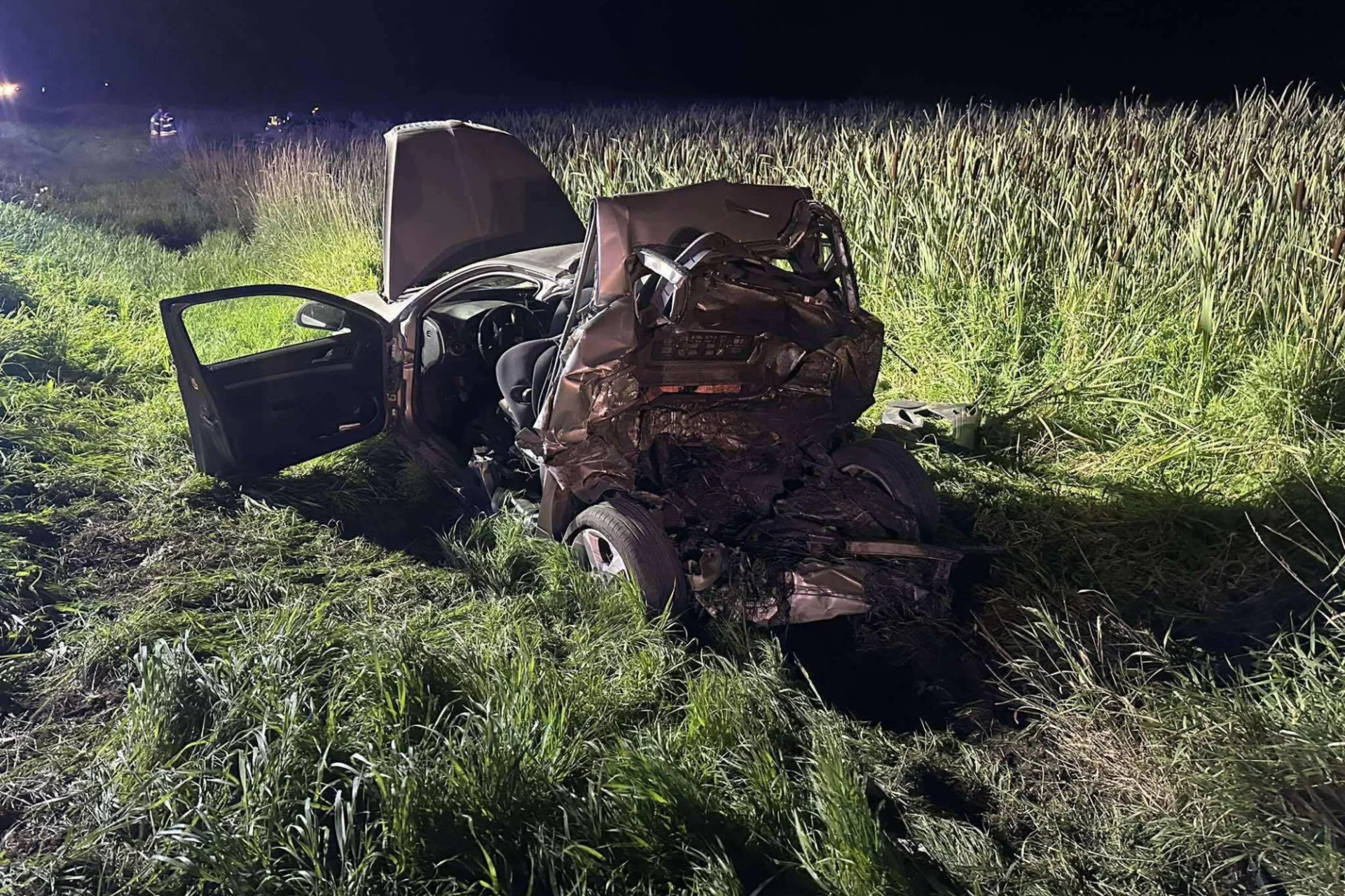 Tragiczny wypadek pod Bisztynkiem. Nie żyje strażak i jego mały syn