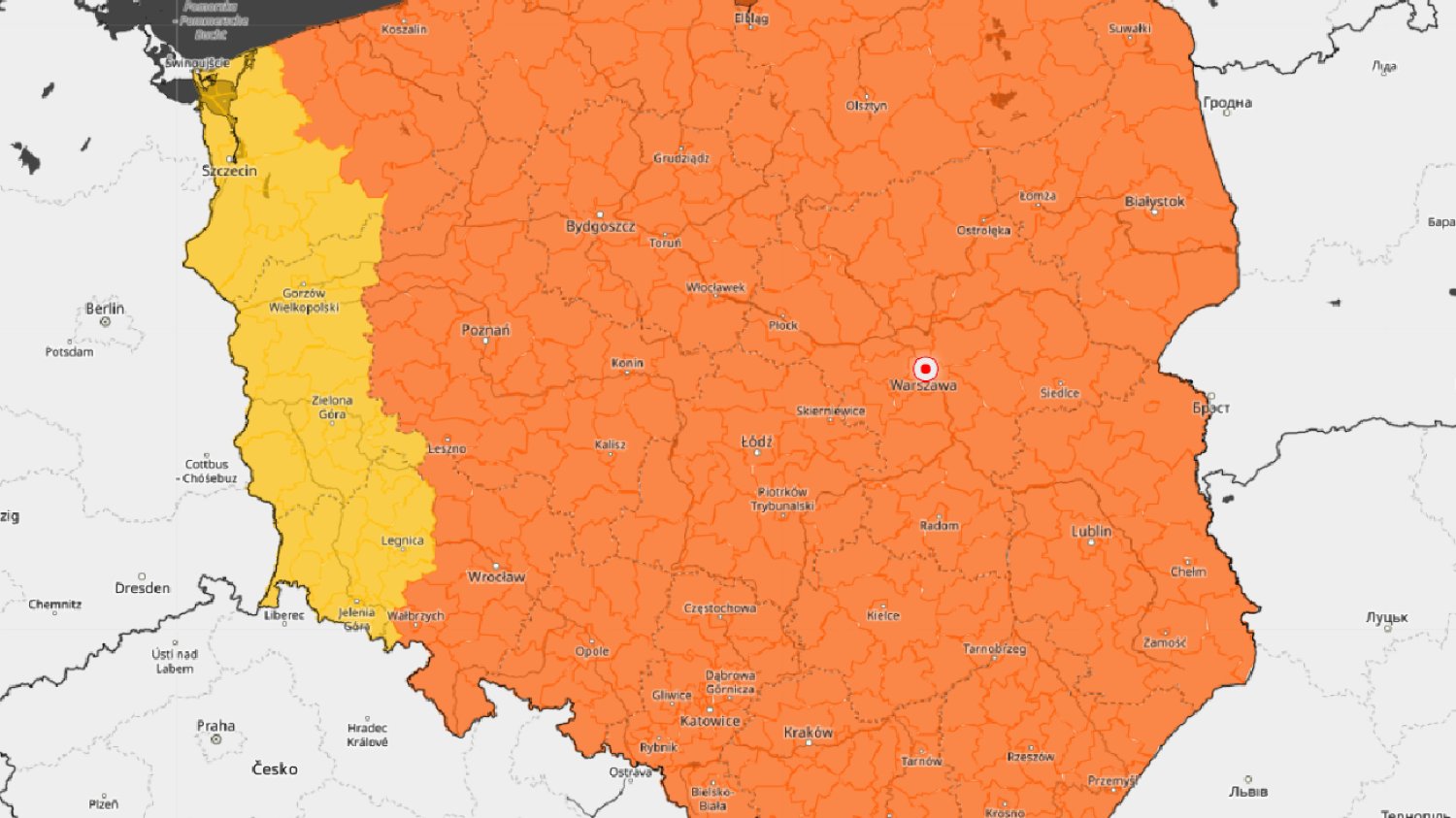 Pogoda. IMGW wydało serię alertów pogodowych. Idą burze i ulewy.