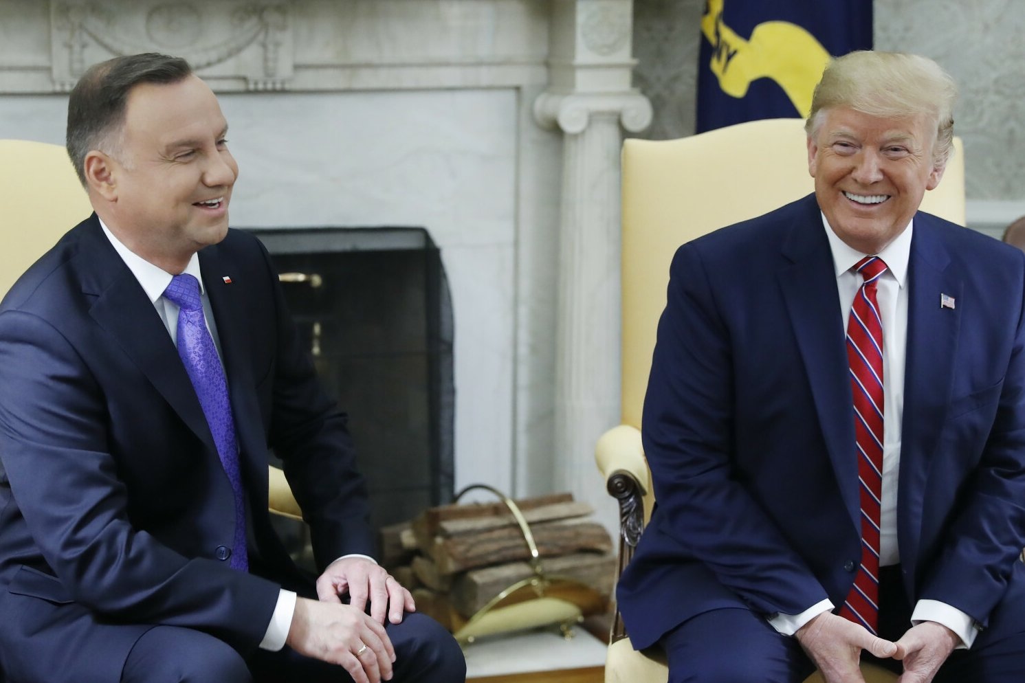 Duda zwrócił się bezpośrednio do Trumpa. Tego mu życzył w dniu inauguracji Andrzej Duda i Donald Trump. Gratulacje od prezydenta Polski