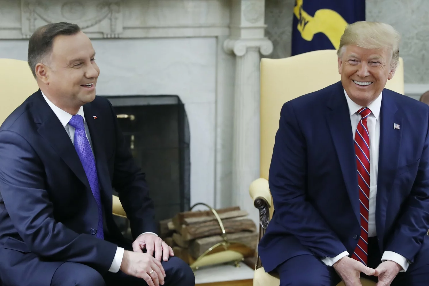 Duda zwrócił się bezpośrednio do Trumpa. Tego mu życzył w dniu inauguracji Andrzej Duda i Donald Trump. Gratulacje od prezydenta Polski