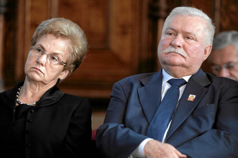 Danuta Wałęsa z mężem Lechem Wałęsą