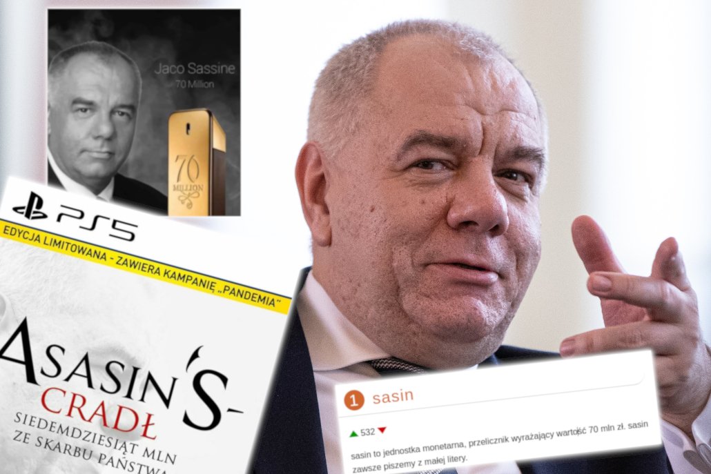 Jacek Sasin stał się bohaterem memów i jednostką monetarną