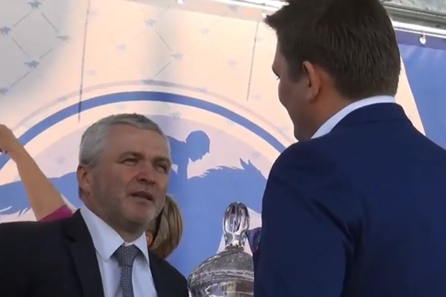 Trener koni Adam Wyrzyk nie przyjął nagrody prezydenta.