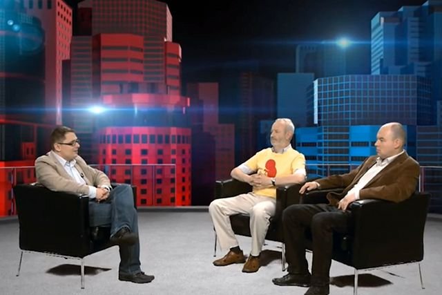 Nadawca TV Republika zapewnia, że kondycja finansowa stacji jest bardzo dobra. Na zdjęciu: program prowadzony przez Tomasza Terlikowskiego