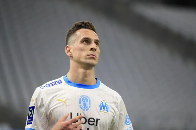 Arkadiusz Milik tym razem nie zdobył gola dla OM