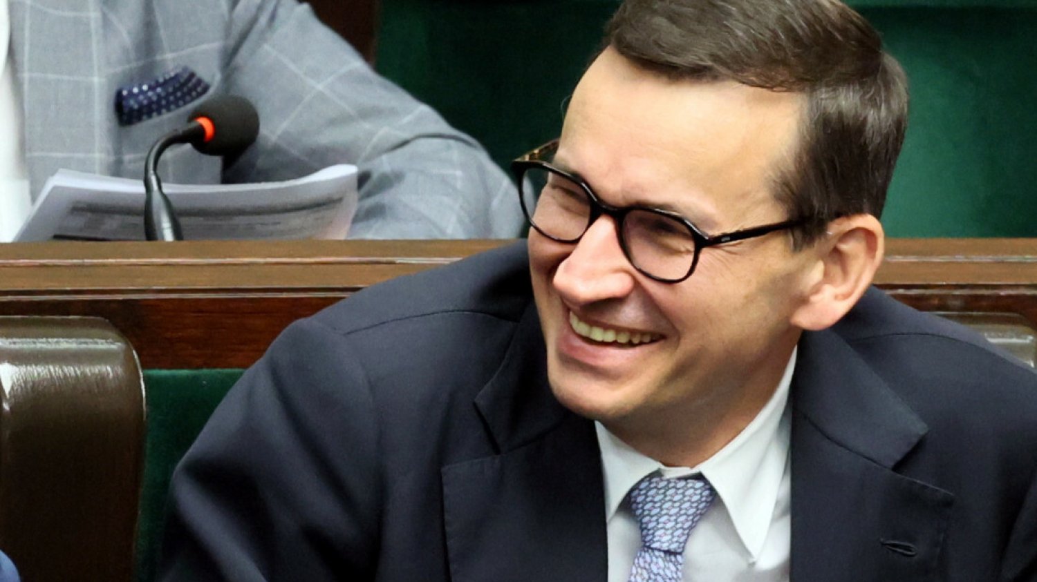 Morawiecki: "No myślałem, że pęknę ze śmiechu". Premier ocenił rządy Tuska Morawiecki: "No myślałem, że pęknę ze śmiechu". Premier ocenił rządy Tuska