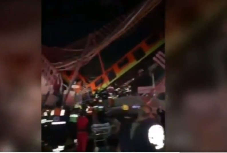 Katastrofa kolejowa w Meksyku. Wiadukt zawalił się na samochody [NAGRANIE].