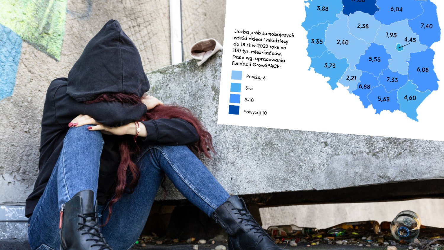 Najmłodsze mają od 7 do 12 lat. Rekord prób samobójczych dzieci i młodzieży.