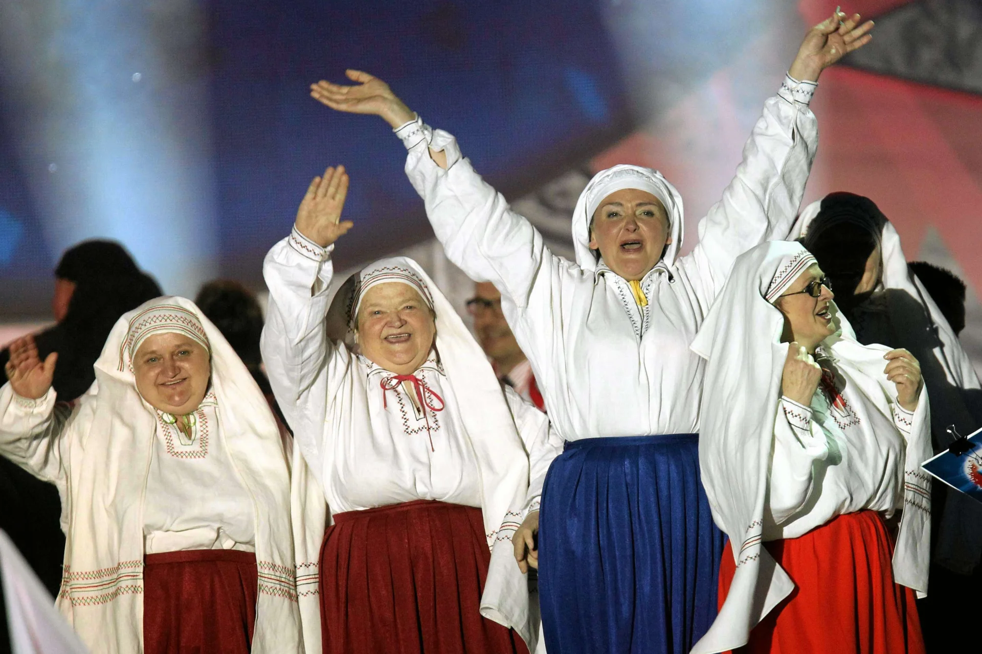 Zespół Jarzębina podczas koncertu w Warszawie, maj 2012