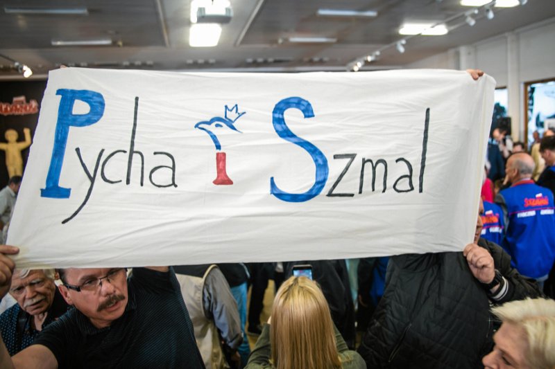 Aktywiści opozycji zakłócili m.in. spotkanie z premierem Mateuszem Morawieckim w Stoczni Gdańskiej