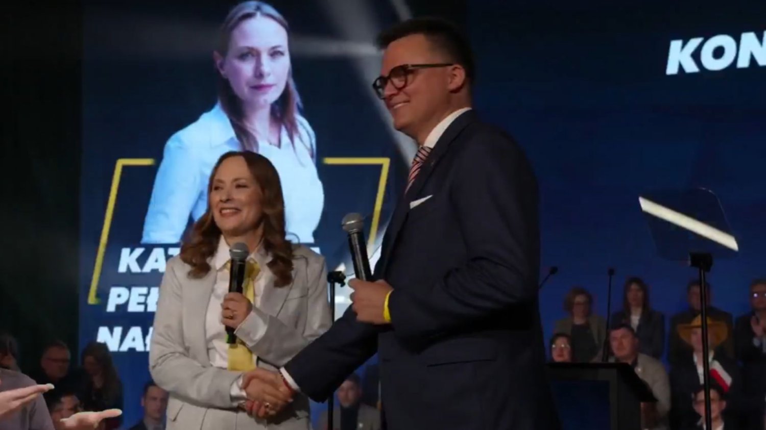 Kongres Polski 2050 jak stand-up lub kabaret. Marnie to wyszło Szymon Hołownia i Katarzyna Pełczyńska-Nałęcz