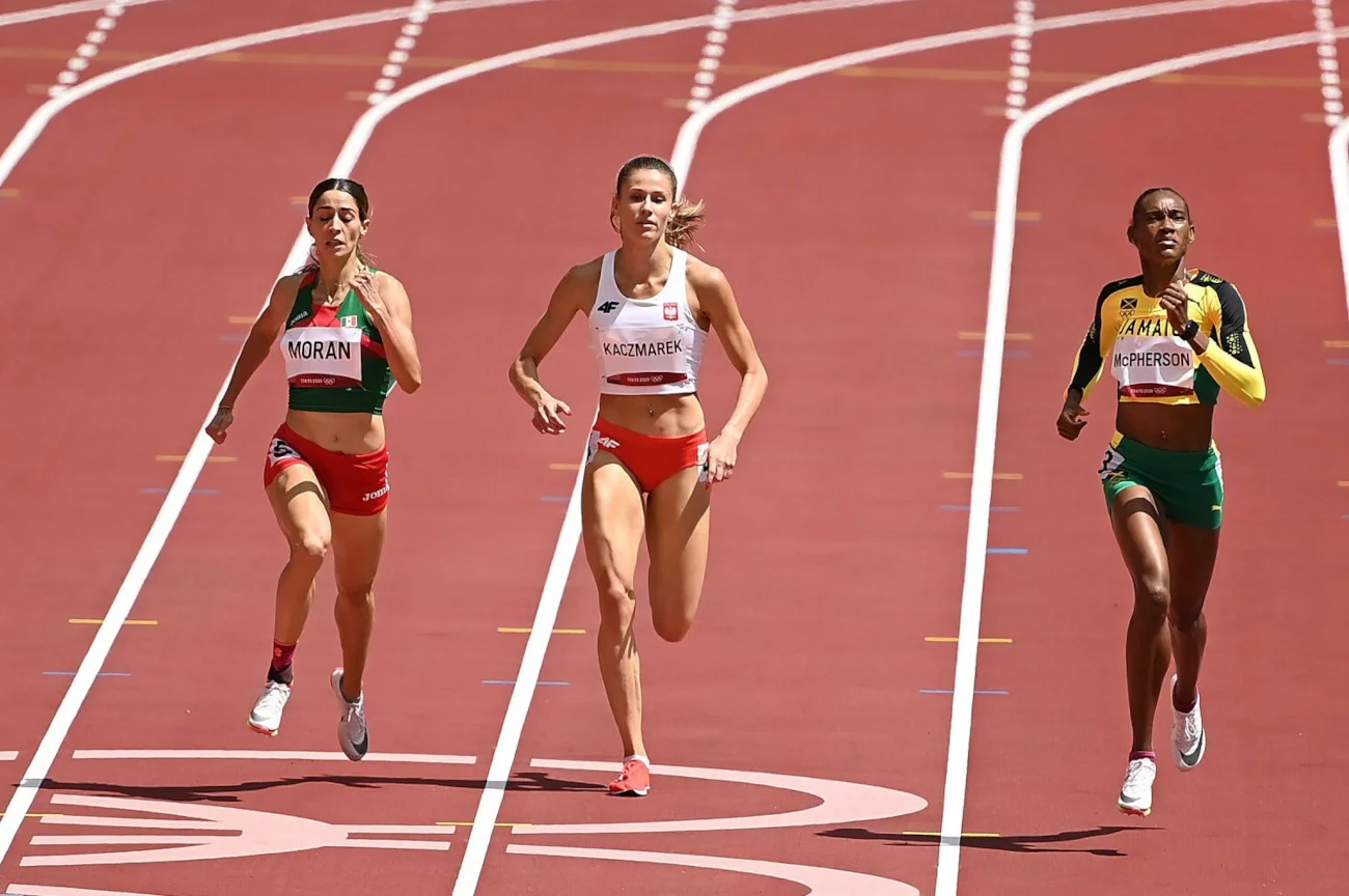 Natalia Kaczmarek zajęła trzecie miejsce w środowym półfinale na 400 m i odpadła z rywalizacji