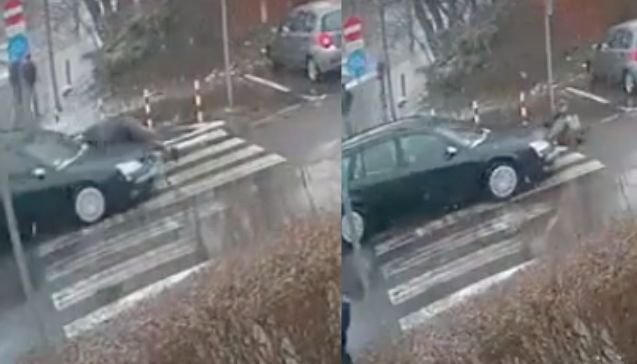 Potrącenie mężczyzny na przejściu dla pieszych w Żorach.