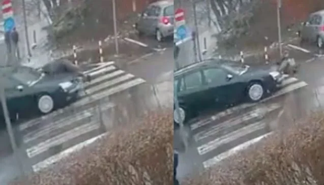 Potrącenie mężczyzny na przejściu dla pieszych w Żorach.