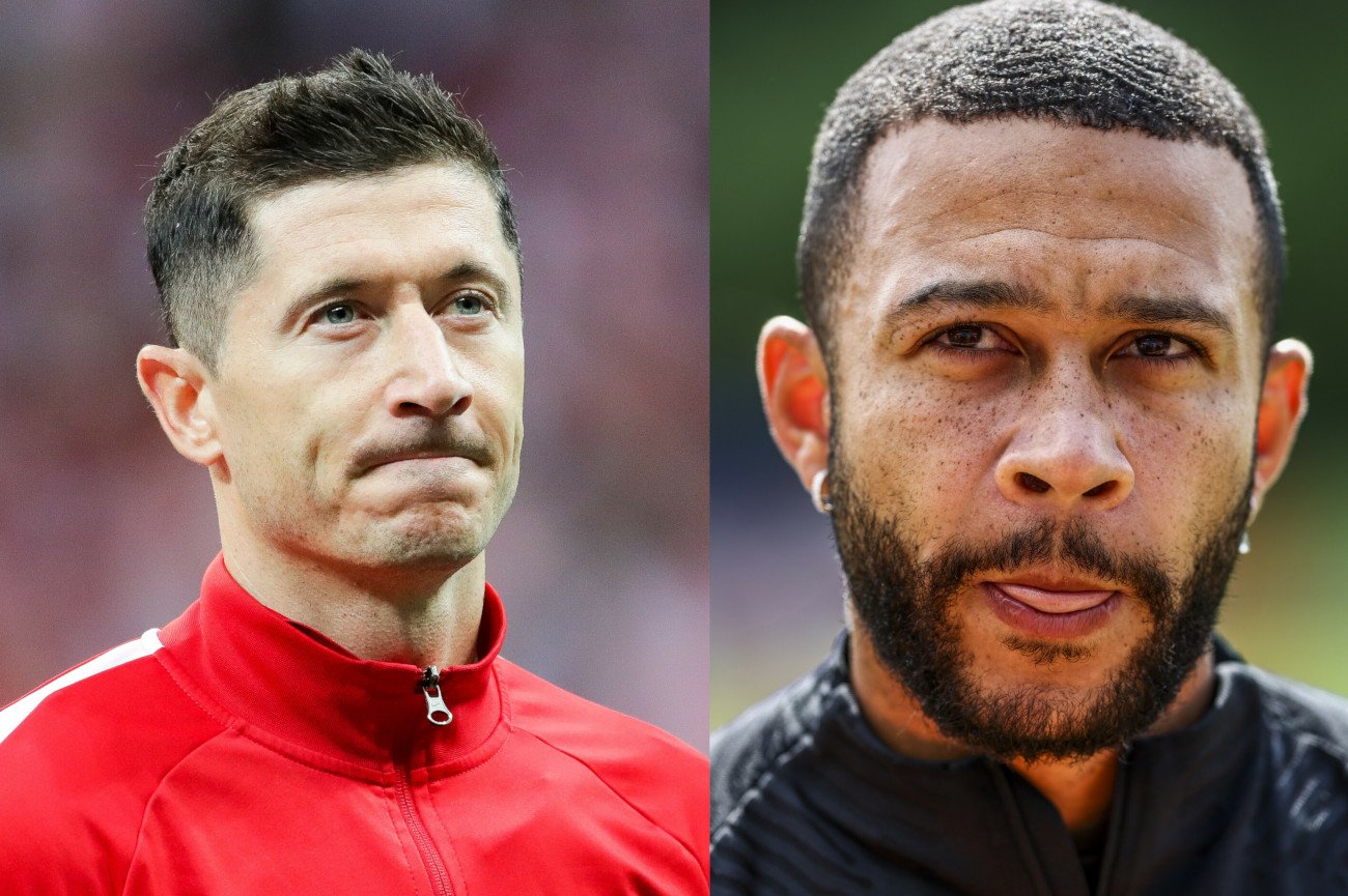 Robert Lewandowski i Memphis Depay, to dwóch napastników FC Barcelony, którzy zmierzą się w meczu Ligi Narodów.