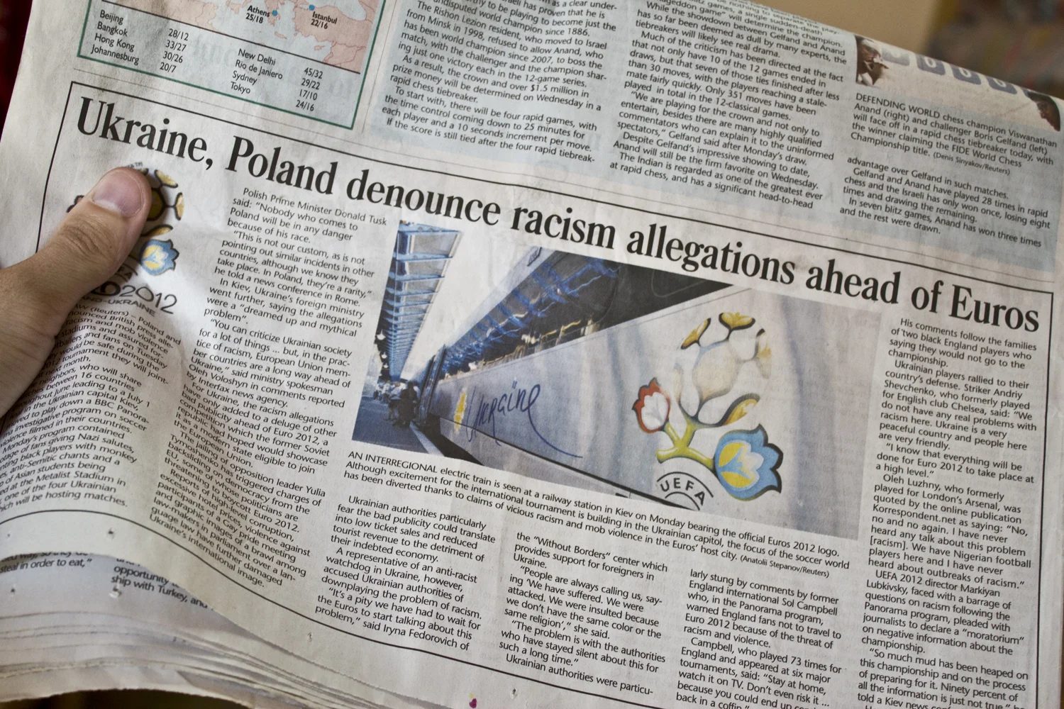 Artykuł poświęcony emisji dokumentu w BBC.