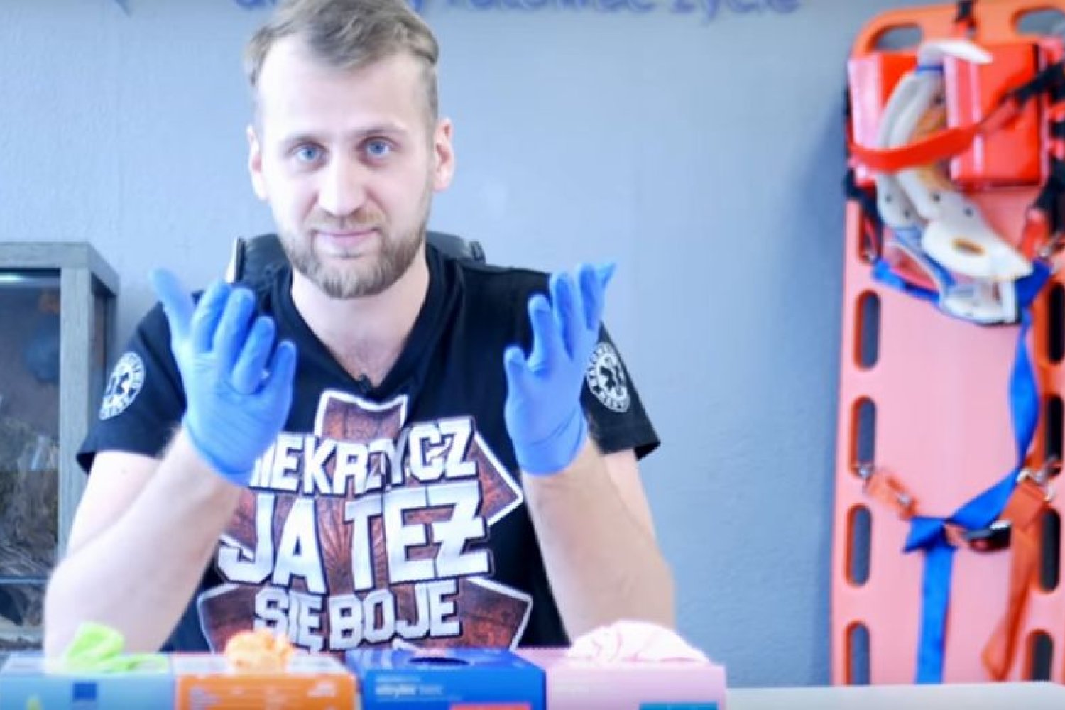 Ratownik medyczny Mateusz Wawryszuk Mateusz Wawryszuk, ratownik medyczny