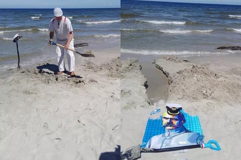 Pierwszy metr Mierzei Wiślanej został przekopany.