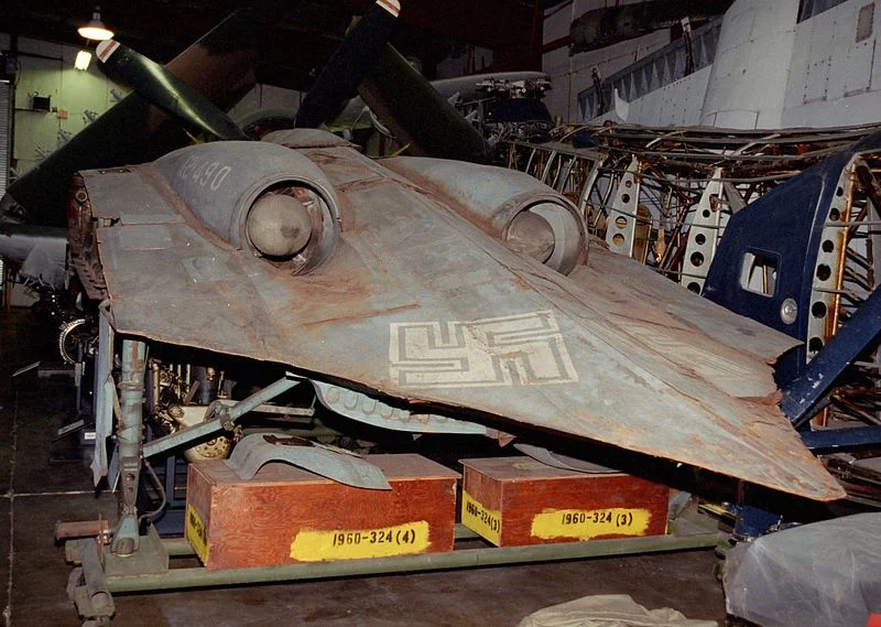 Horten Ho 229 w Smithsonian Institution's Garber Restoration Facility.
