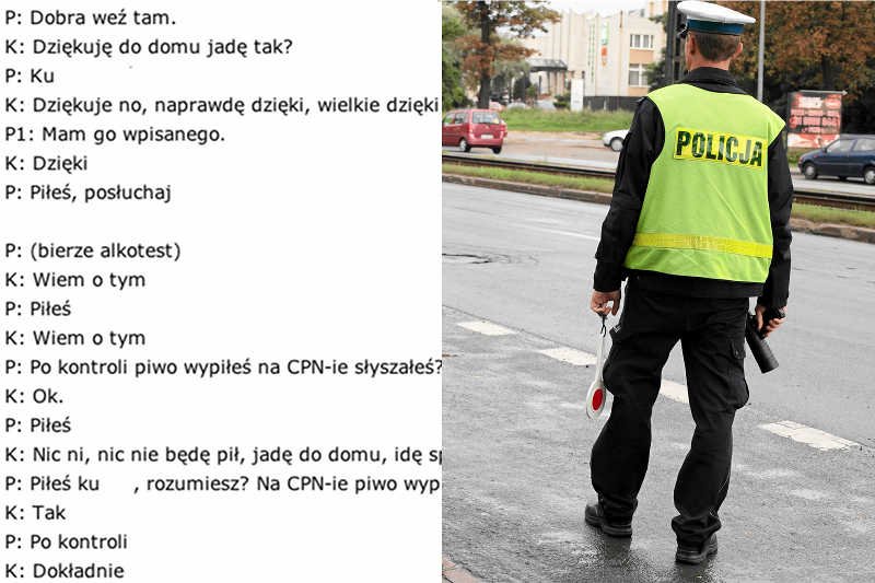 Stenogramy policyjnych radiowozów nagrały przypadki korupcji w lubińskiej drogówce.