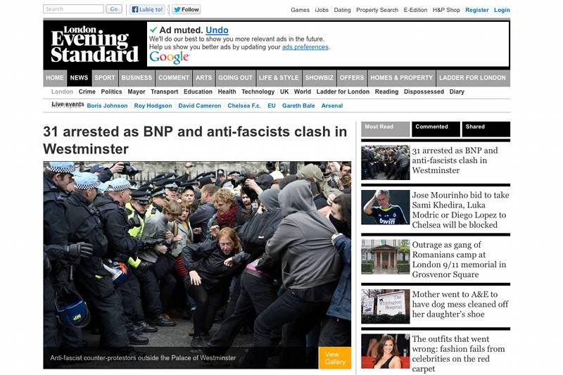 W sobotę w Londynie doszło do starć między antyfaszystami a skrajną prawicą.