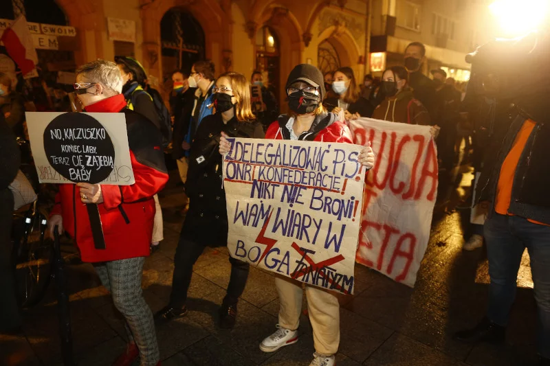 13. dzień protestu kobiet w Łodzi.