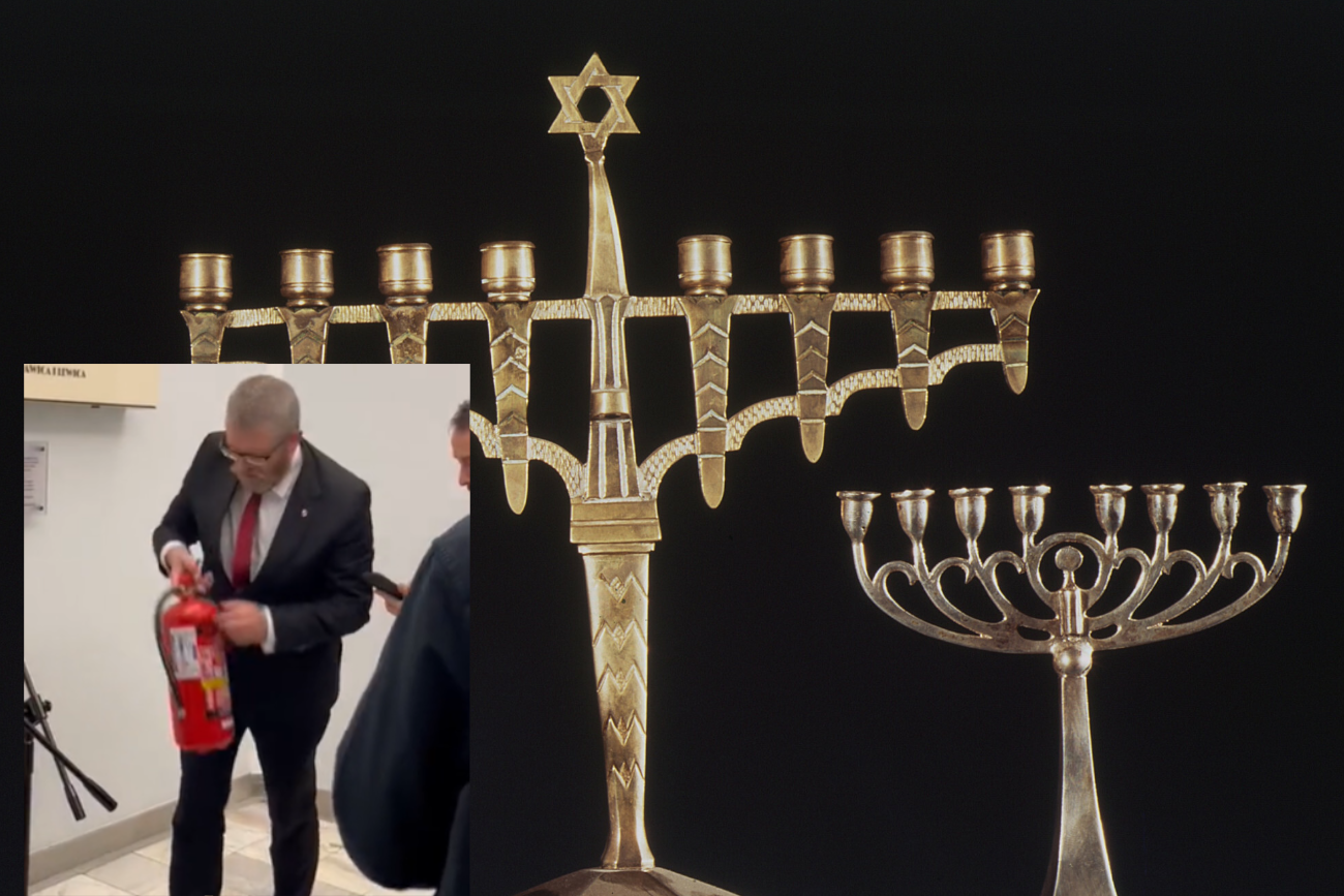 Co to jest Chanukija? Jaki świecznik Grzegorz Braun próbował zaatakować w Sejmie