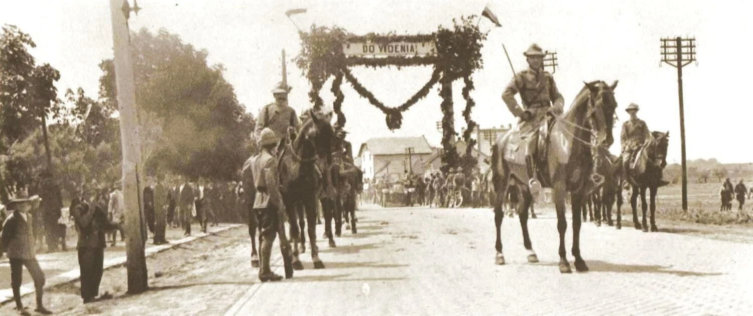 Czescy legioniści podczas walk w 1919 roku.