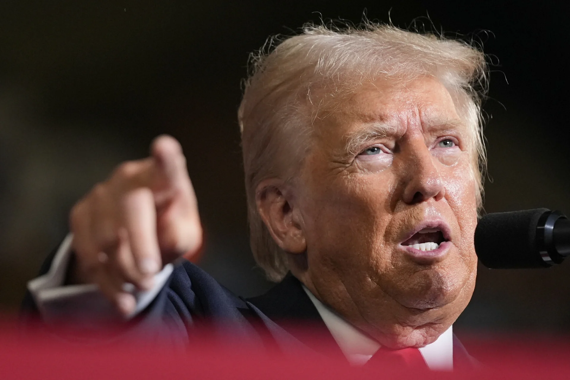 Donald Trump wściekł się na Kamalę Harris.
