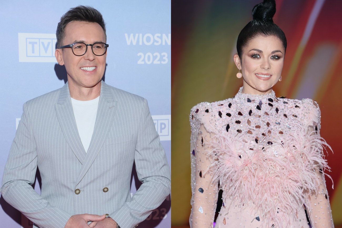 Maciej Kurzajewski komplementuje Cichopek na konferencji TVP