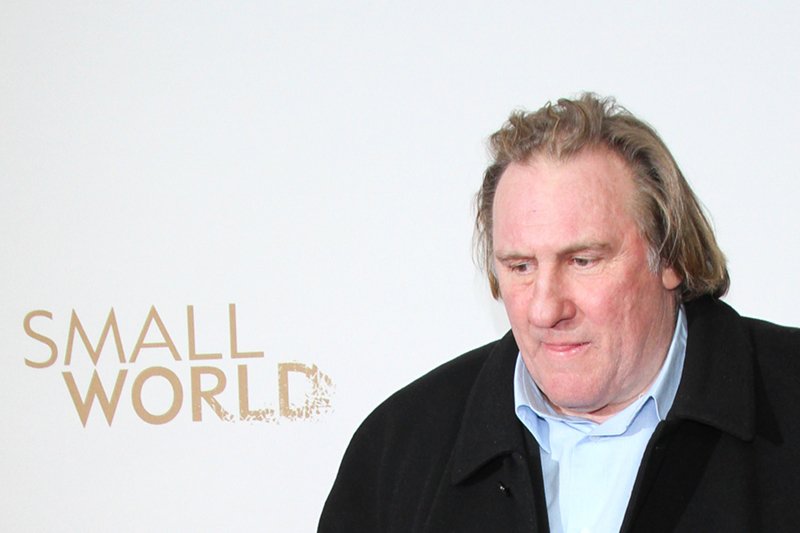 Gerard Depardieu na premierze filmu "Small World".