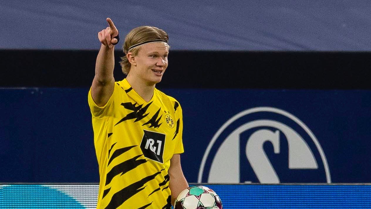 Erling Halend został bohaterem meczu z Schalke 04 Gelsenkrchen