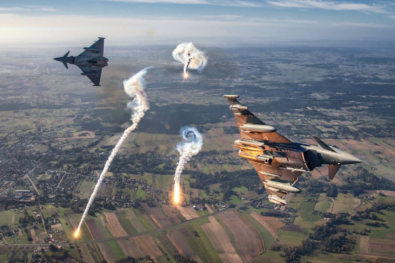 "Powietrzna tarcza" NATO nad Polską. Sojusz publikuje zdjęcia