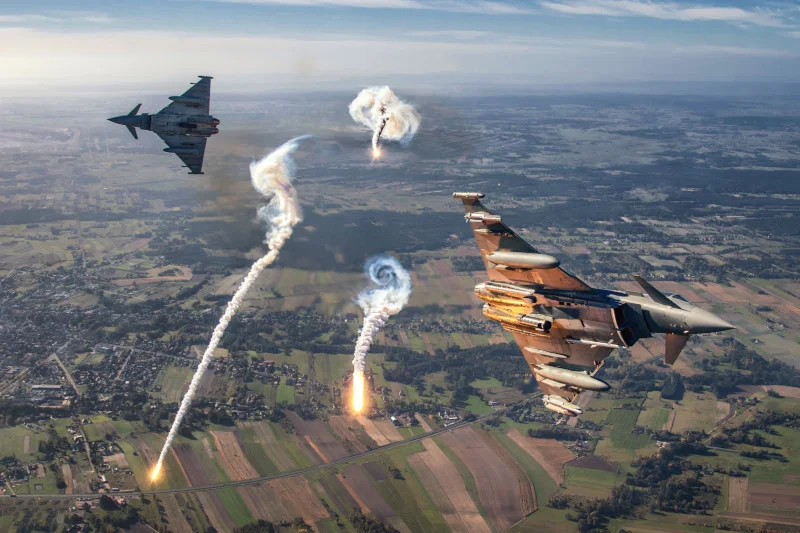 "Powietrzna tarcza" NATO nad Polską. Sojusz publikuje zdjęcia