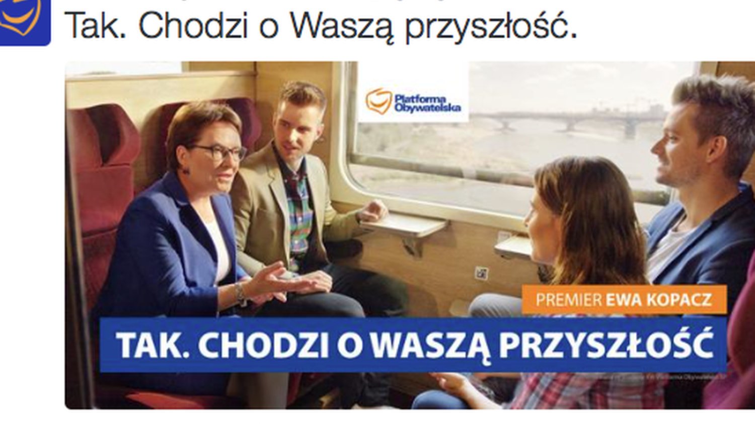 Nowy plakat premier Ewy Kopacz i kierunek: młodzi. Co na to wyborcy?