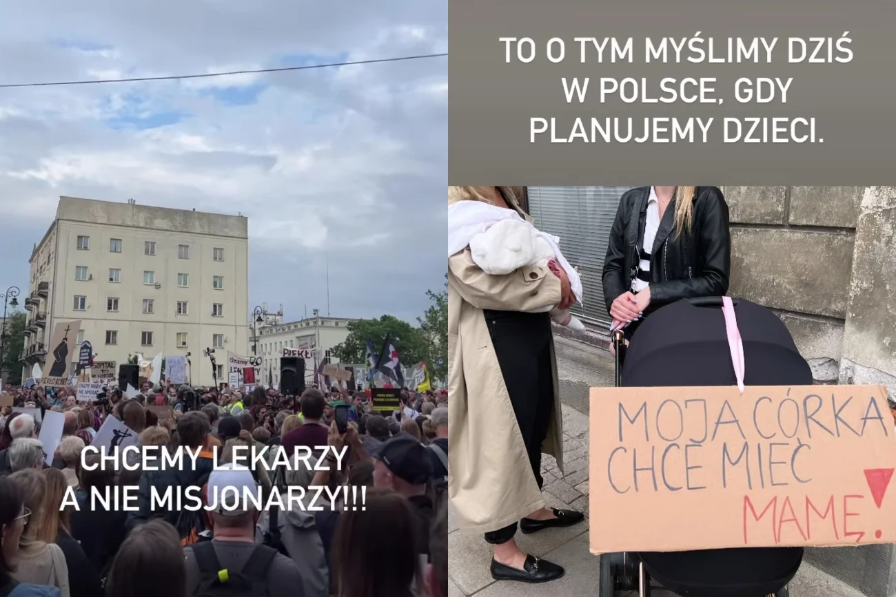 Magda Mołek na proteście Strajku Kobiet. Wrzuciła zdjęcia z Warszawy
