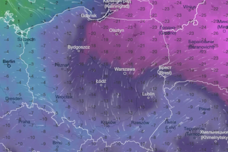 Pogoda na weekend zapowiada się naprawdę mroźnie.