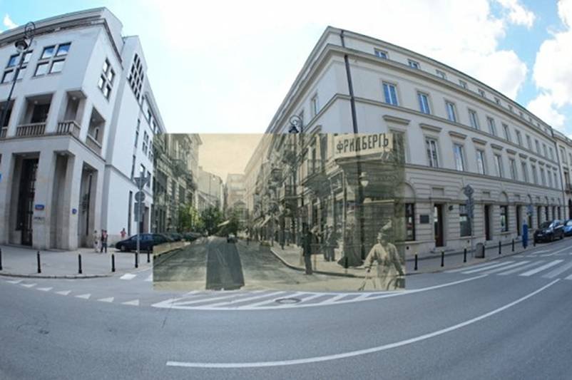 Wierzbowa róg Niecałej na aplikacji "My Warsaw - Warszawa jest moja"