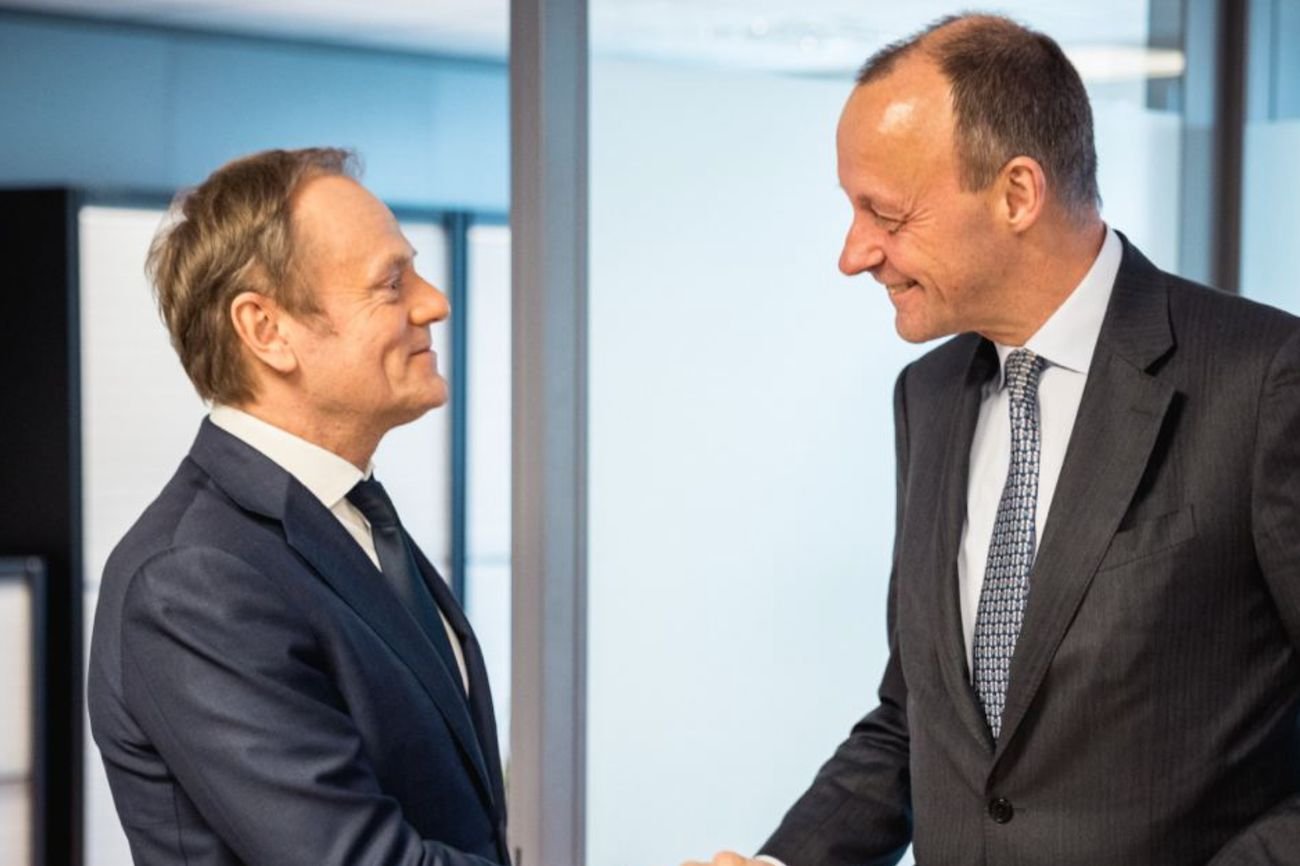 Friedrich Merz spotkał się z Donaldem Tuskiem.