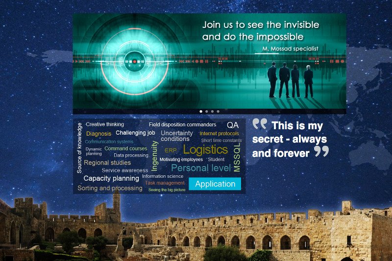 Mosad szuka agentów online. "Przyłącz się do nas, by zobaczyć to, co niewidzialne"