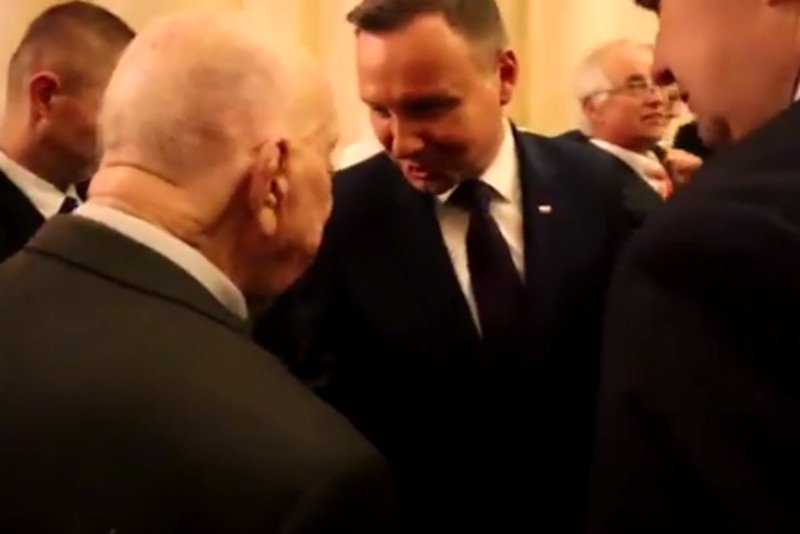 Uczestnik Powstania Warszawskiego, Zbigniew Leman, cieszy się z wizyty prezydenta Andrzeja Dudy w Australii.