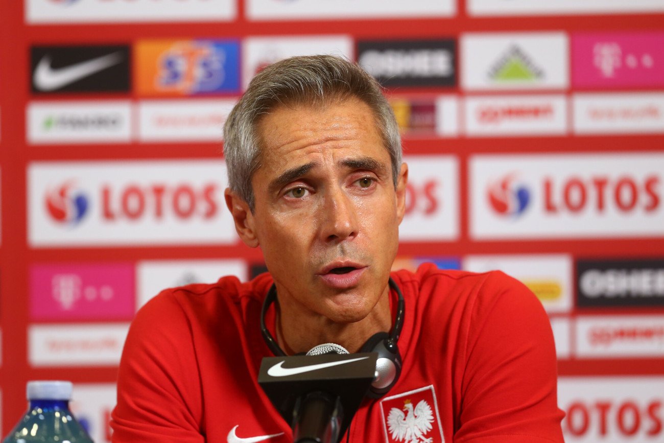 Paulo Sousa i Kamil Glik pojawili się na konferencji prasowej przed czwartkowym meczem z Albanią.