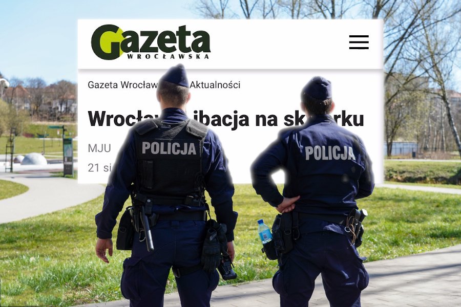 Słynny artykuł o libacji na skwerku ma już 10 lat