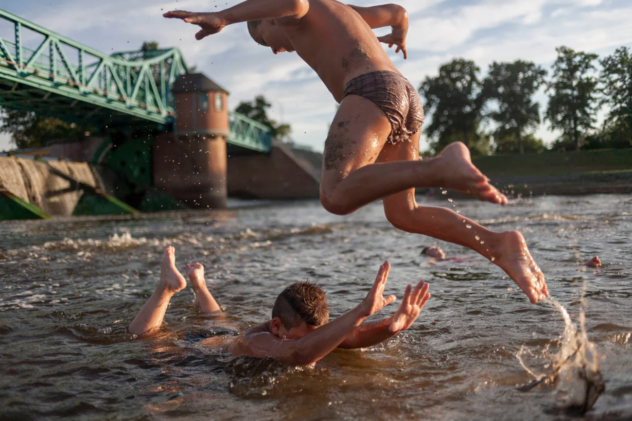 Wrocław, Jaz Bartoszowicki, 2010 rok.