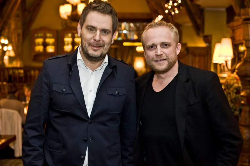 Piotr Adamczyk w swojej restauracji Stary Dom w Warszawie gościł m.in. Wojciecha Modest Amaro, cenionego kucharza i restauratora.