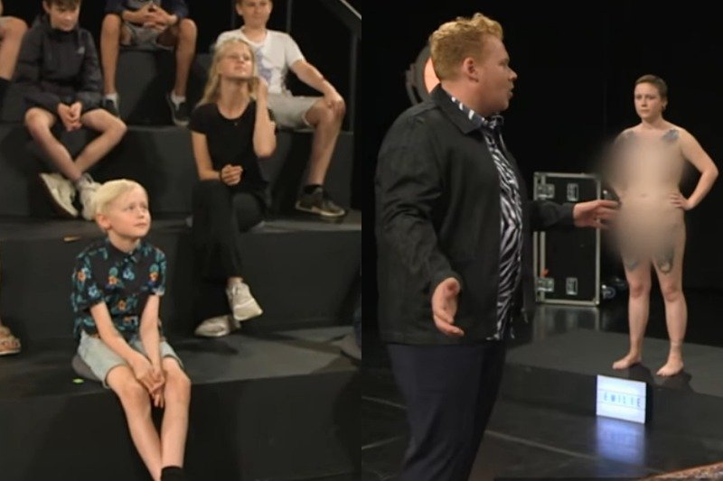 W duńskiej telewizji jest emitowany program, w którym dzieci oglądają nagie ciała dorosłych ludzi.