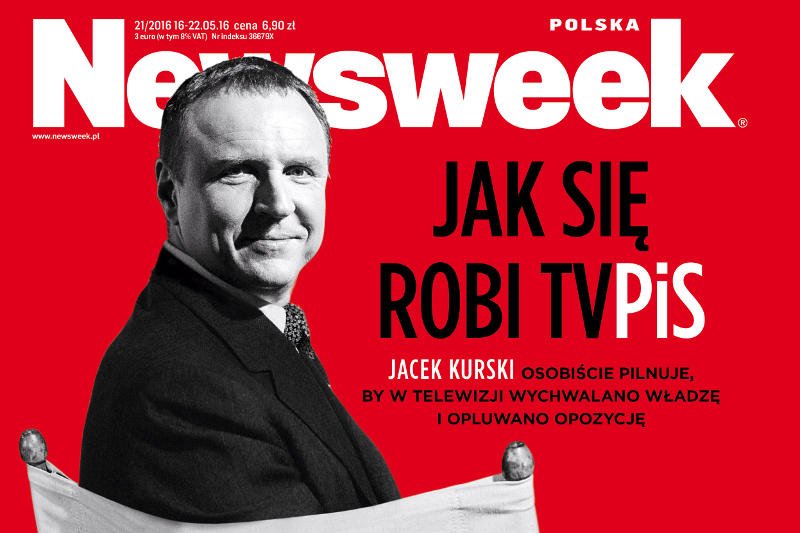 "Cycki do przodu" w najnowszym wydaniu tygodnika "Newsweek".