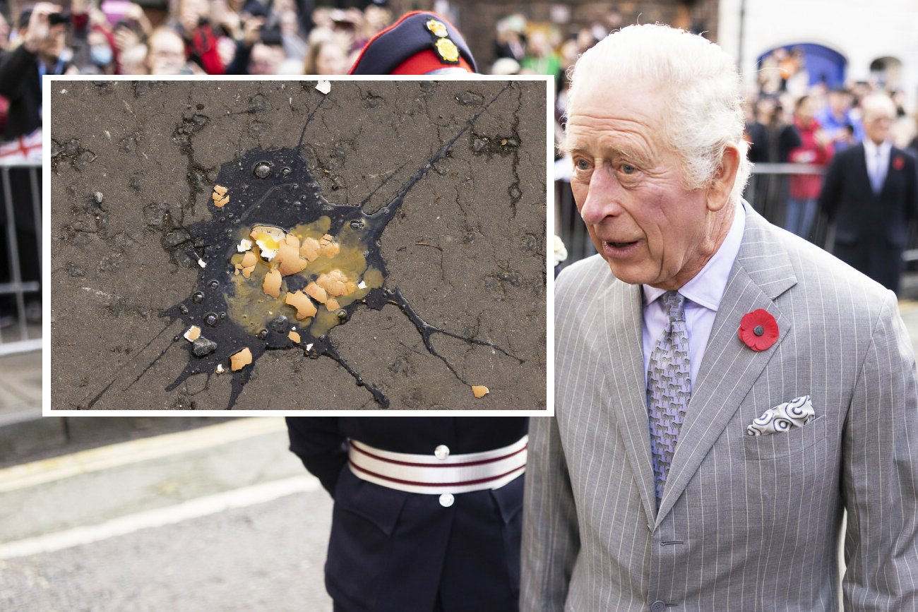 Król Karol III został zaatakowany. Napastnik rzucał w niego jajami [WIDEO]