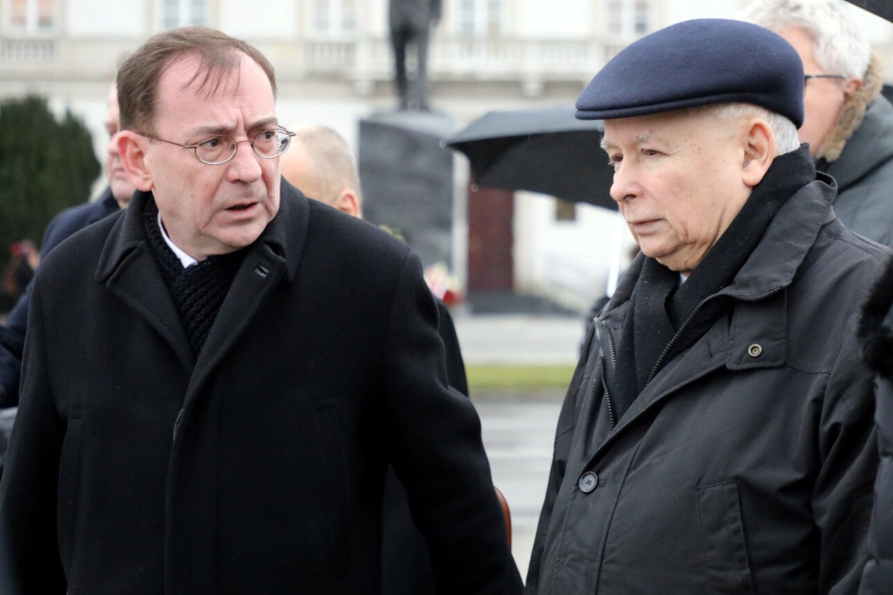 Mariusz Kamiński i Jarosław Kaczyński